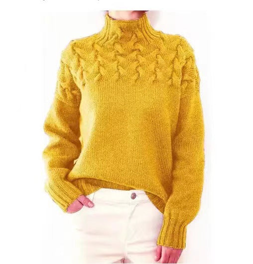 🔥Women's turtleneck knitted sweater