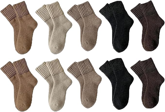 Winter Bestsellers🔥Women's Winter Boot Socks Solid, Thick, Cozy Crew Socks Perfect for Christmas Gifts🧦