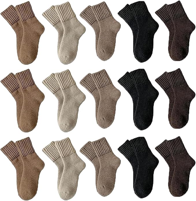 Winter Bestsellers🔥Women's Winter Boot Socks Solid, Thick, Cozy Crew Socks Perfect for Christmas Gifts🧦