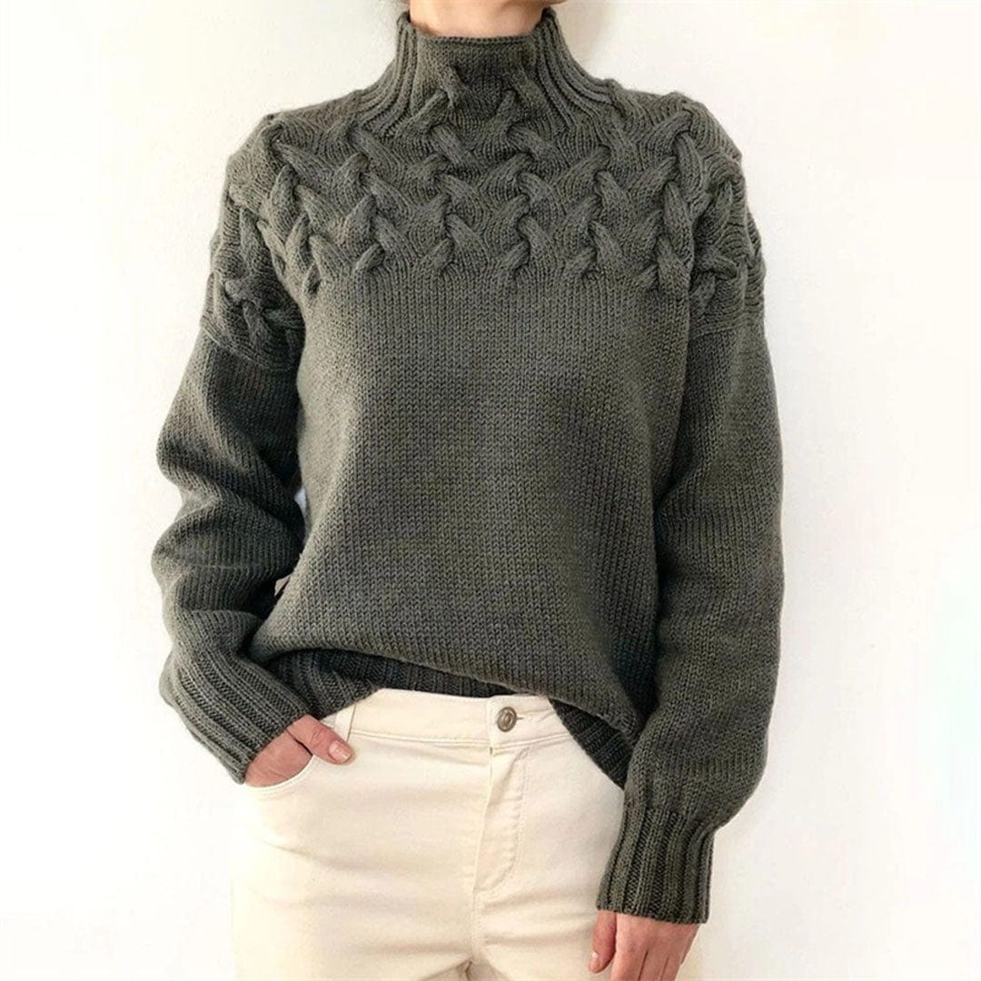 🔥Women's turtleneck knitted sweater