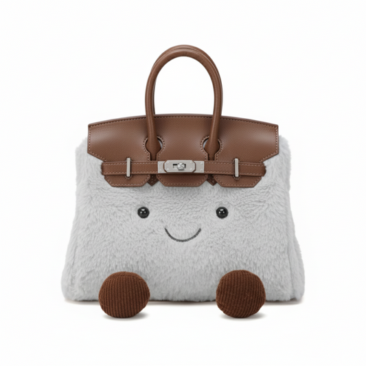 Women's plush everyday handbag